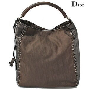 Christian Dior Diorissimo Shoulder Bag Brown